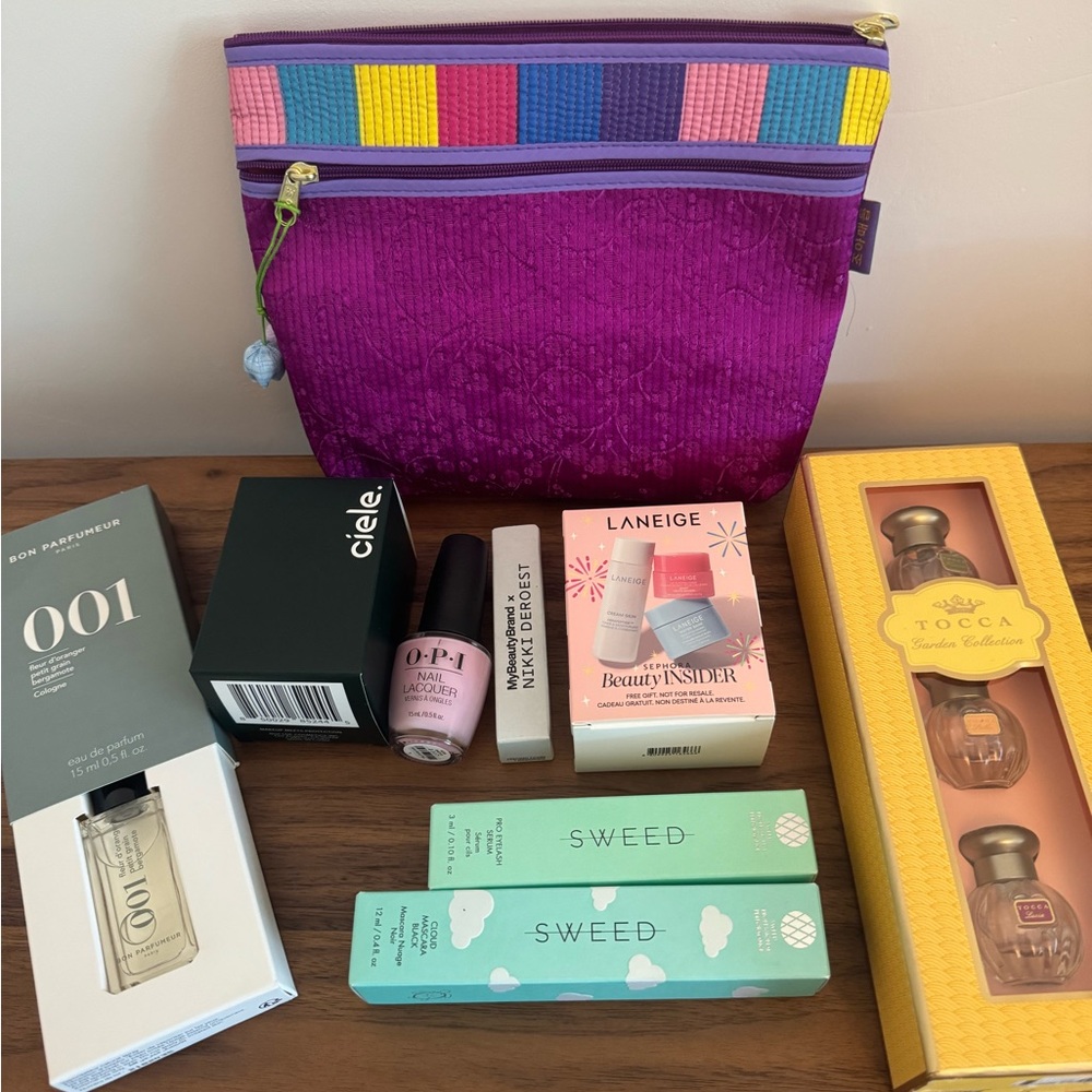 Purple Patterned Women's Bag